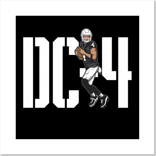 Derek Carr DC-4 Wall Art by Chunta_Design